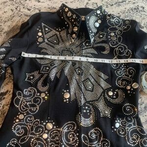 Black Studded Womens All Day Show Jacket